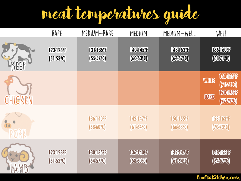 meat temperatures guide