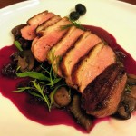 Duck Breast with Orange-Blueberry Sauce